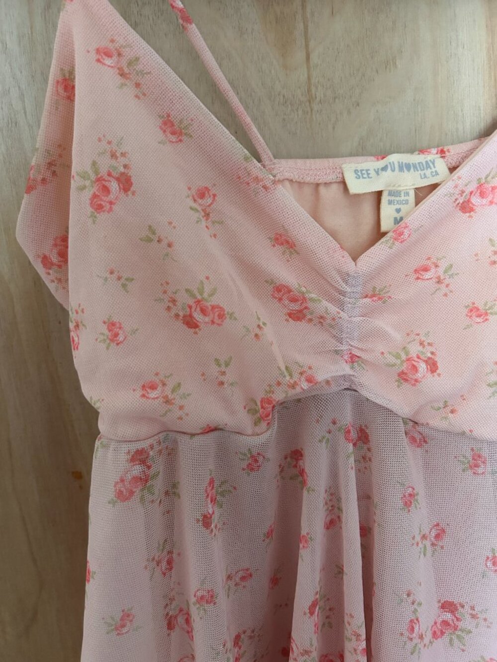 Pink Babydoll Tank - Picture 2 of 4